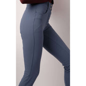 Montar Pantalon d'Équitation Ess Megan High Waist Full Grip Dove Blue