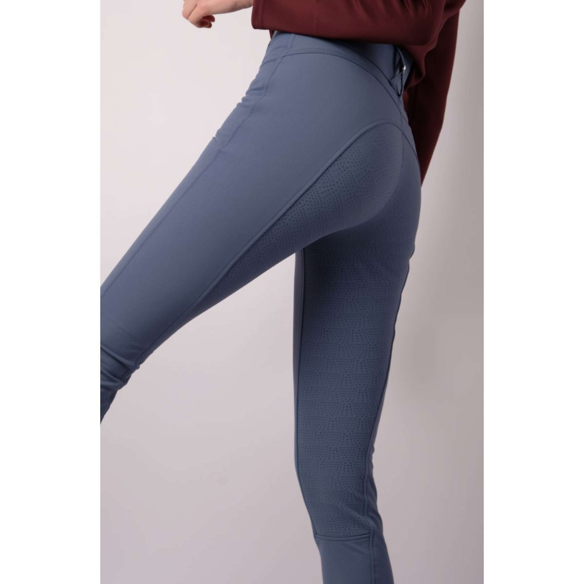 Montar Pantalon d'Équitation Ess Megan High Waist Full Grip Dove Blue