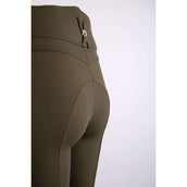 Montar Pantalon d'Équitation Ess Megan Highwaist Full Grip Olive