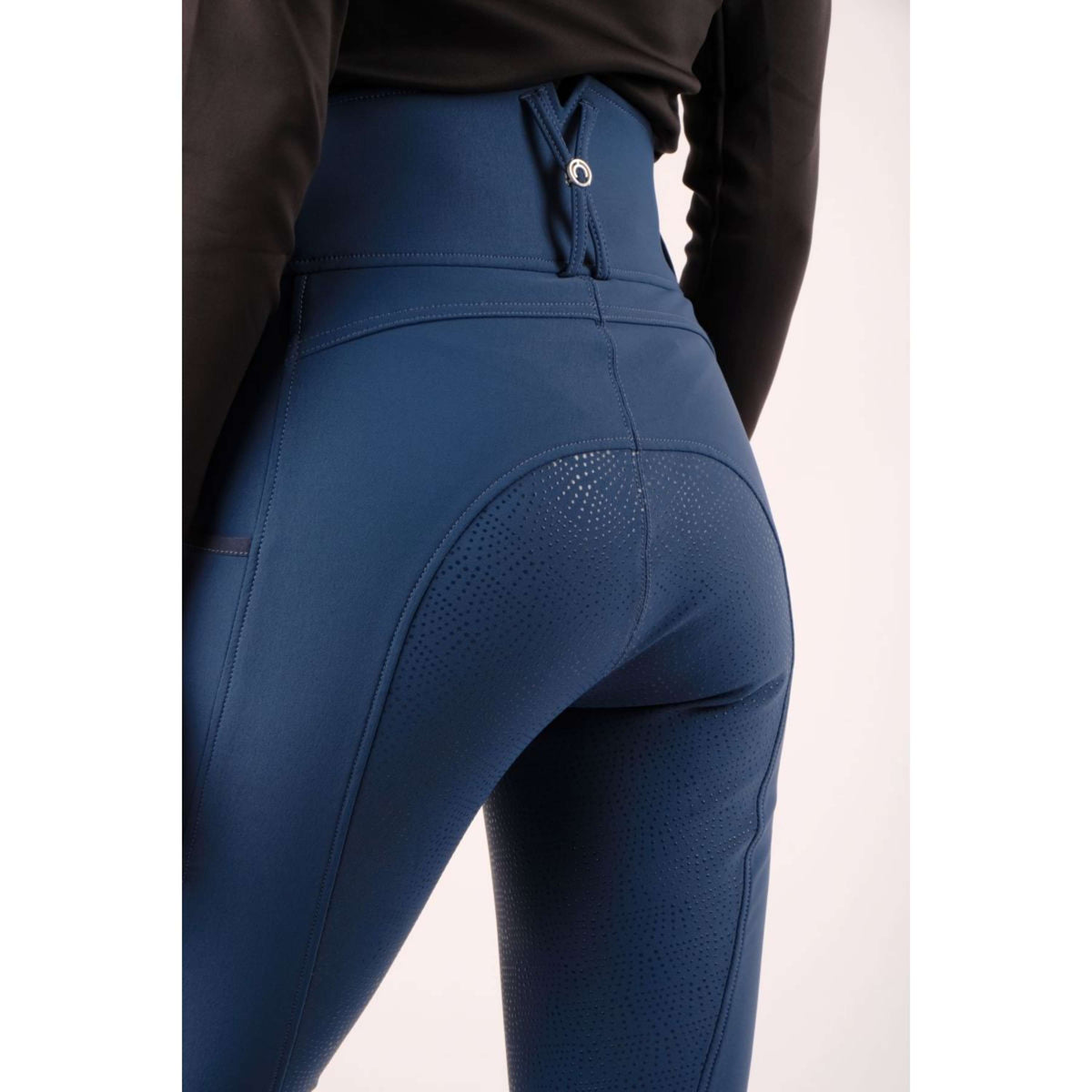 Montar Pantalon d'Équitation Mya extra Highwaist Full Grip Bleu moyen