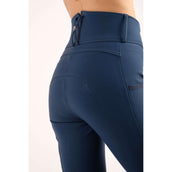 Montar Pantalon d'Équitation Mya extra Highwaist Full Grip Bleu moyen