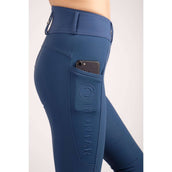 Montar Pantalon d'Équitation Nola Highwaist Full Grip Bleu moyen