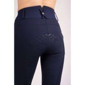 Montar Pantalon d'Équitation Nola Highwaist Full Grip Marin