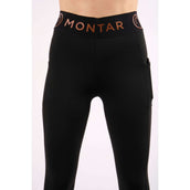 Montar Legging d'Équitation Colene Full Grip Noir