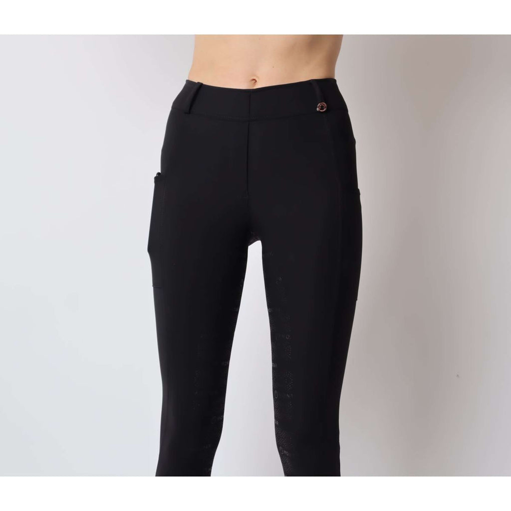 Montar Legging d'Équitation Michelle Rosegold Logo Noir