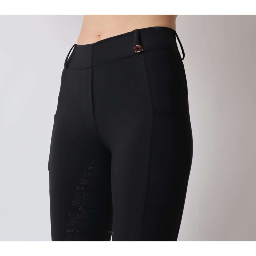 Montar Legging d'Équitation Michelle Rosegold Logo Noir