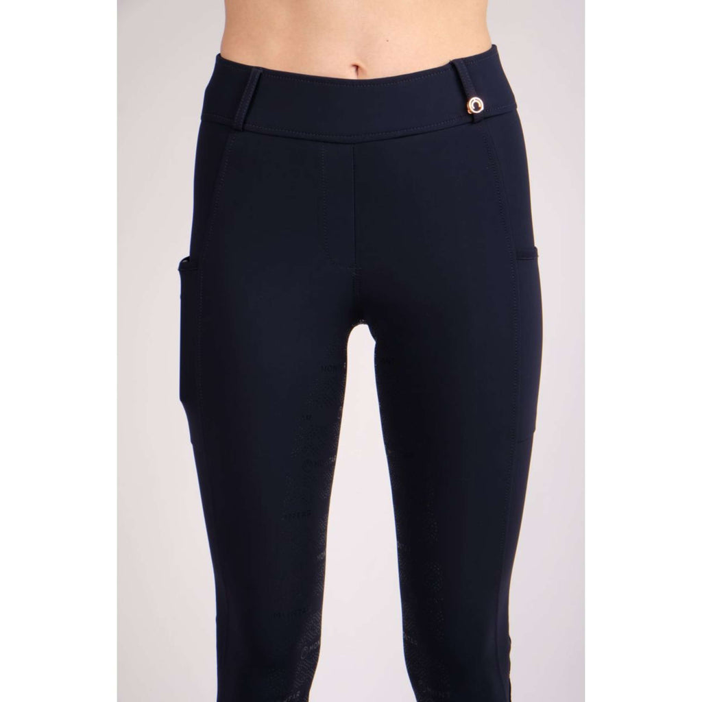 Montar Legging d'Équitation Michelle Rosegold Logo Marin