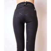 Montar Pantalon d'Équitation Luna Gold Full Grip Noir