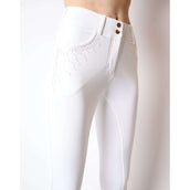 Montar Pantalon d'Équitation Femka Rosegold Full Grip Blanc