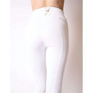 Montar Pantalon d'Équitation Femka Rosegold Full Grip Blanc