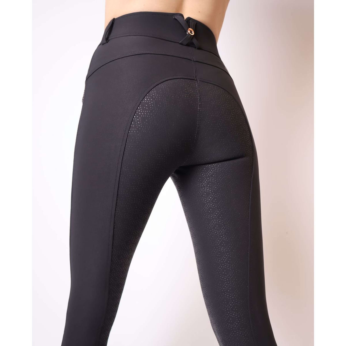 Montar Pantalon d'Équitation Femka Rosegold Full Grip Noir