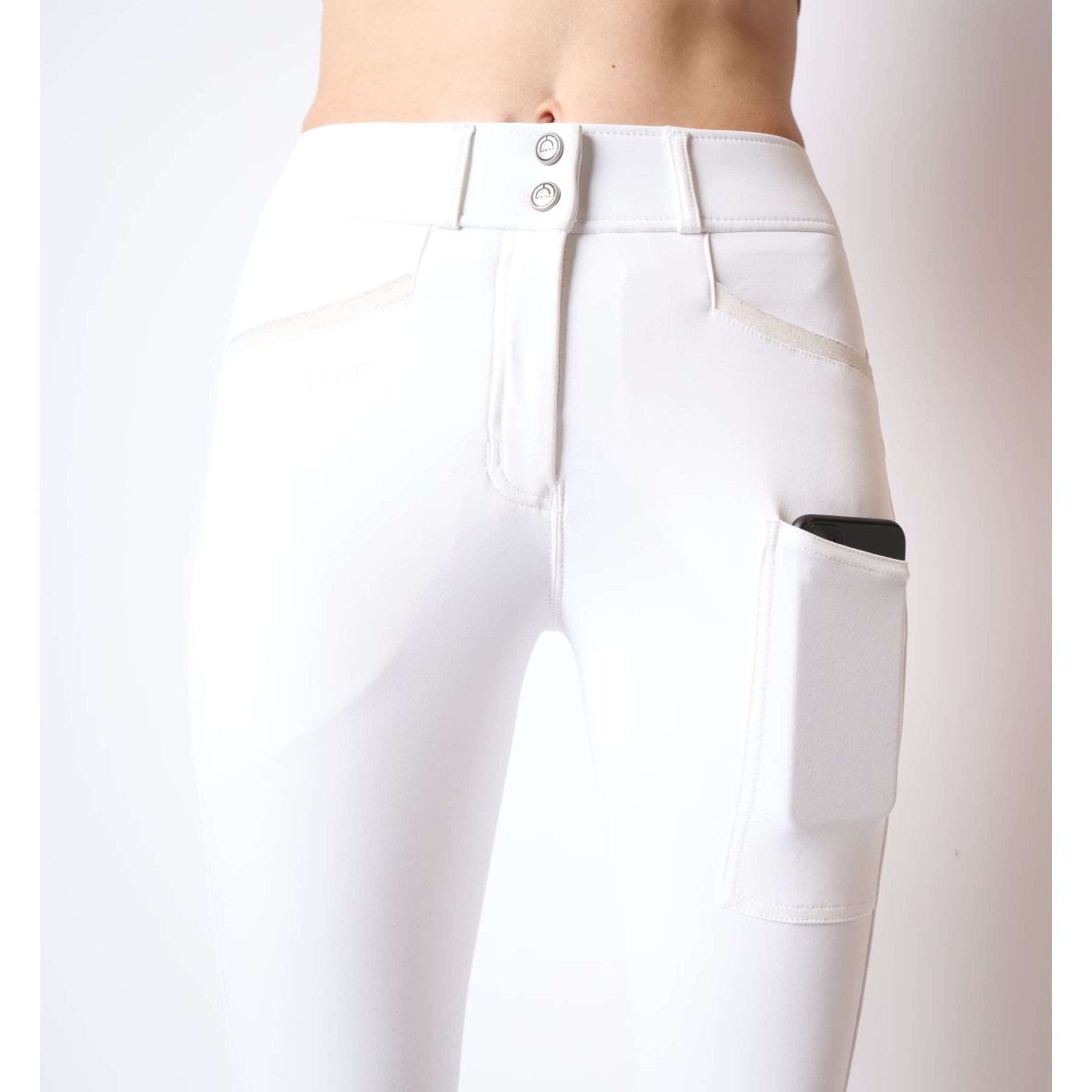 Montar Pantalon d'Équitation Armani Highwaist Blanc