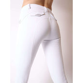 Montar Pantalon d'Équitation Femka Full Grip Junior Blanc