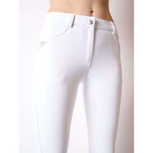 Montar Pantalon d'Équitation Femka Full Grip Junior Blanc