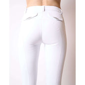 Montar Pantalon d'Équitation Kyla SoftTech Full Grip Blanc