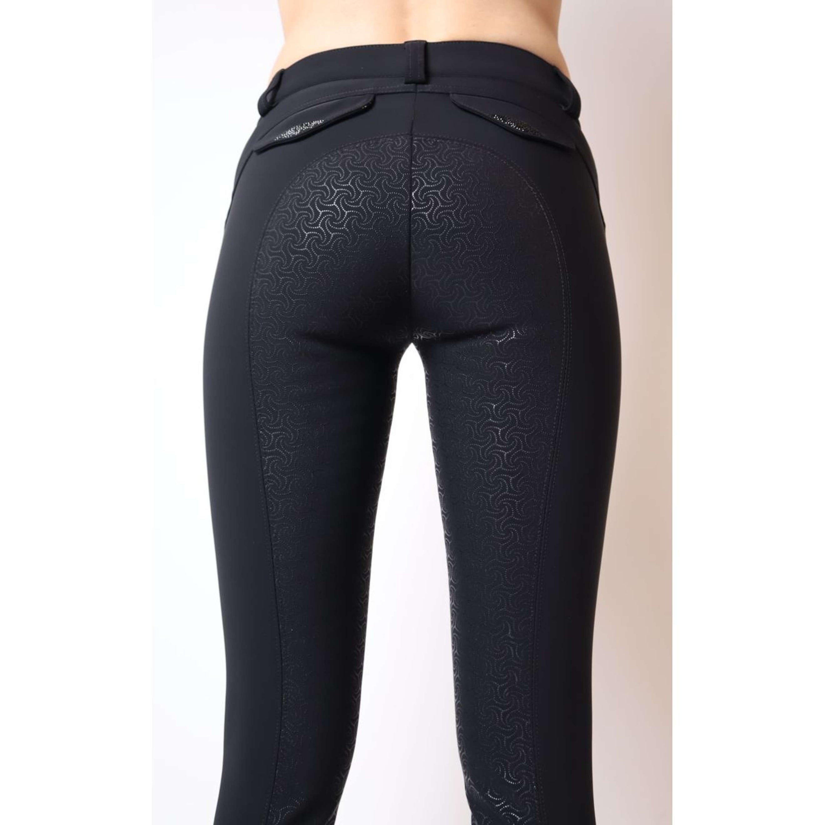 Montar Pantalon d'Équitation Kyla SoftTech Full Grip Noir