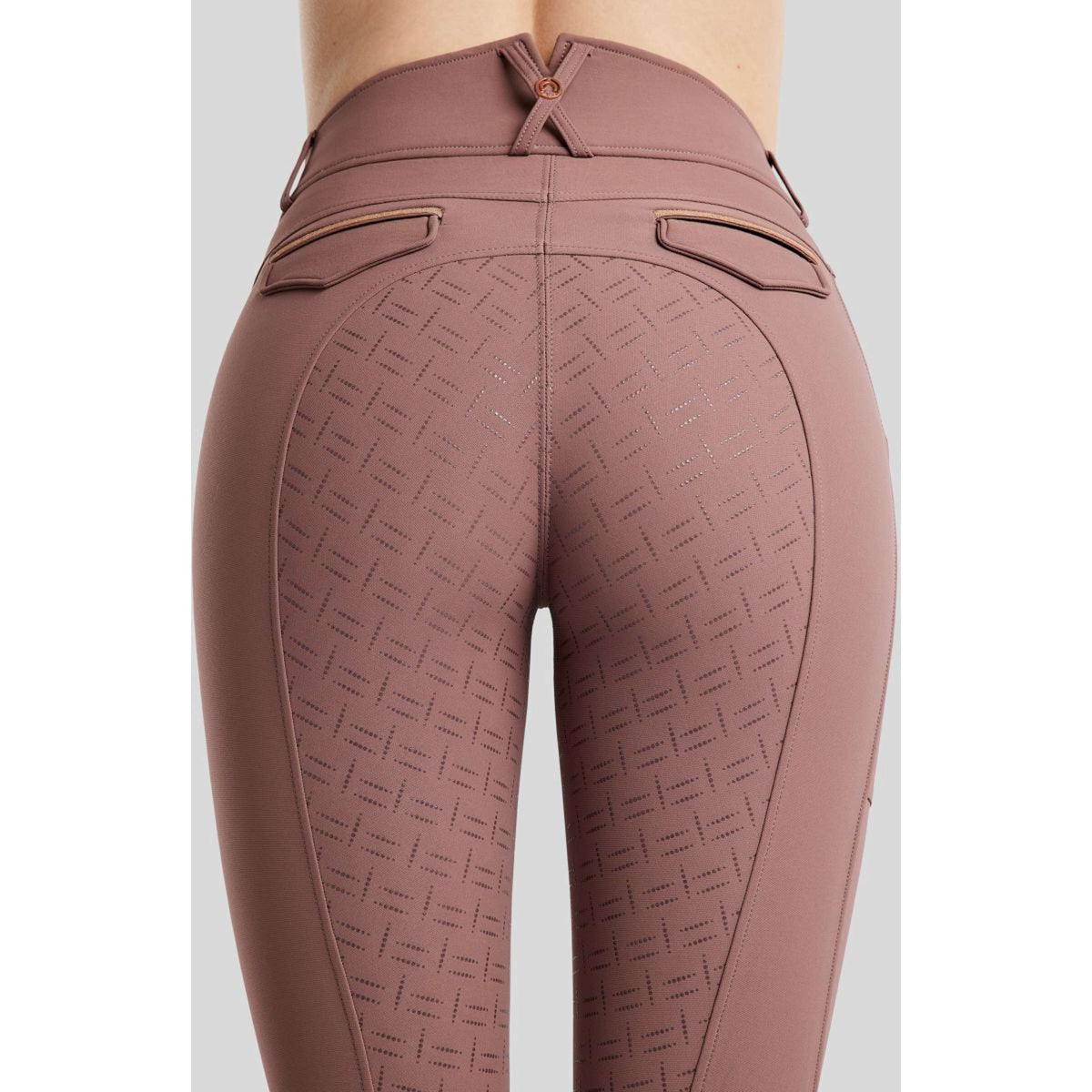 Montar Pantalon d'Équitation MoGlenda Full Grip Dusty Rose