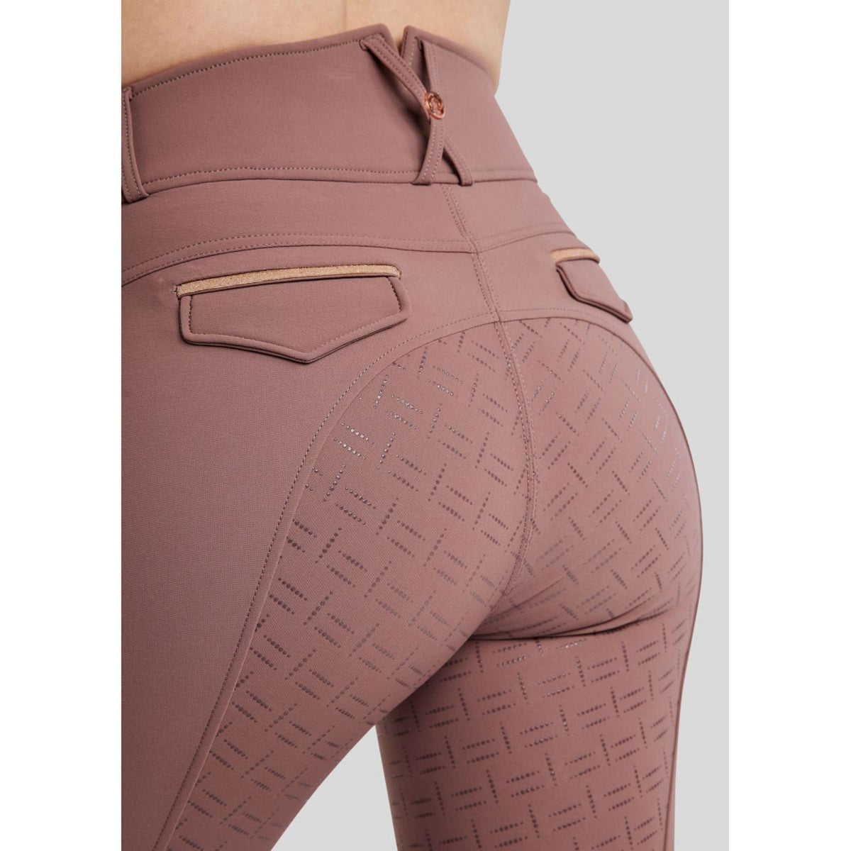 Montar Pantalon d'Équitation MoGlenda Full Grip Dusty Rose