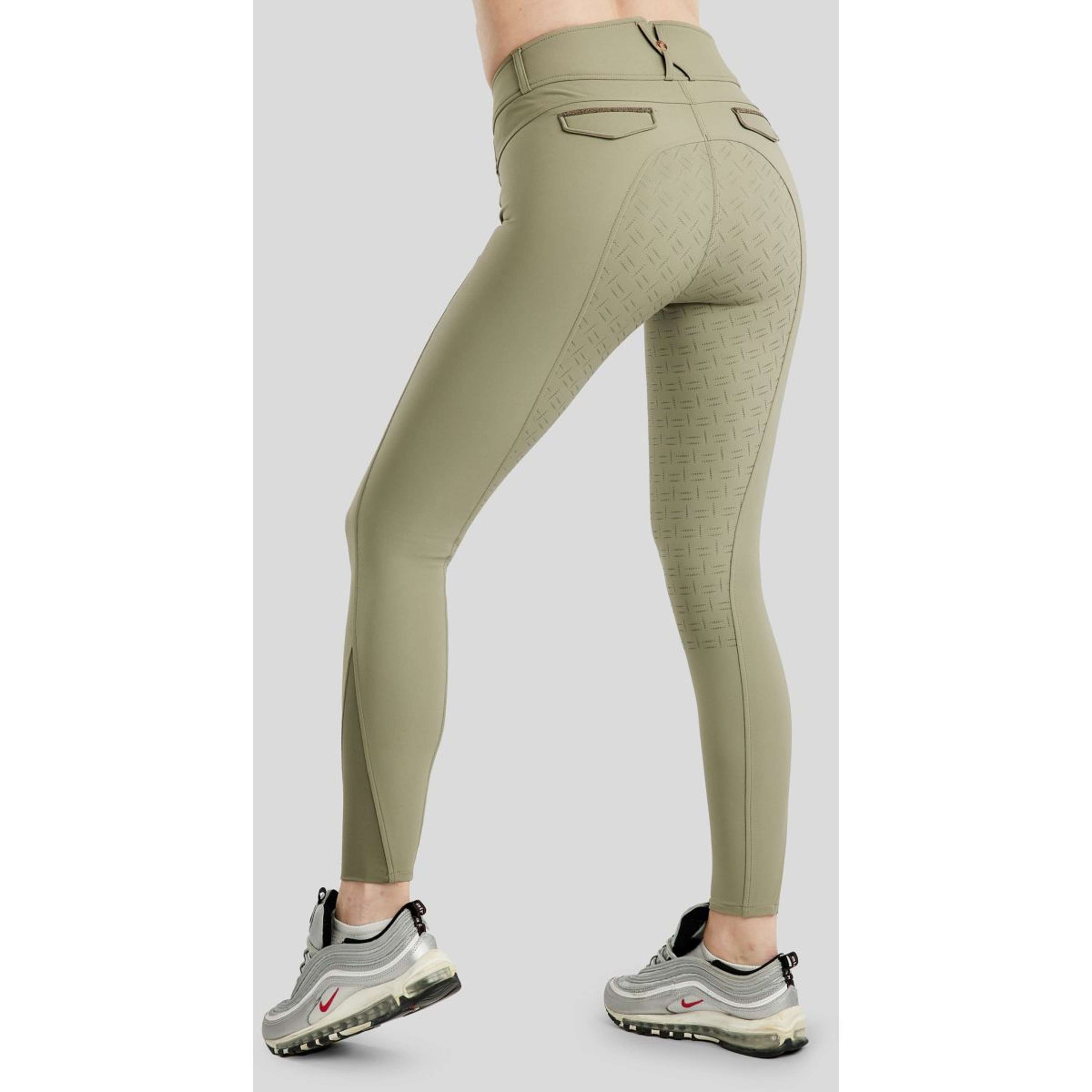 Montar Pantalon d'Équitation MoGlenda Full Grip Dusty Green Montar Pantalon d'Équitation MoGlenda Full Grip Dusty Green