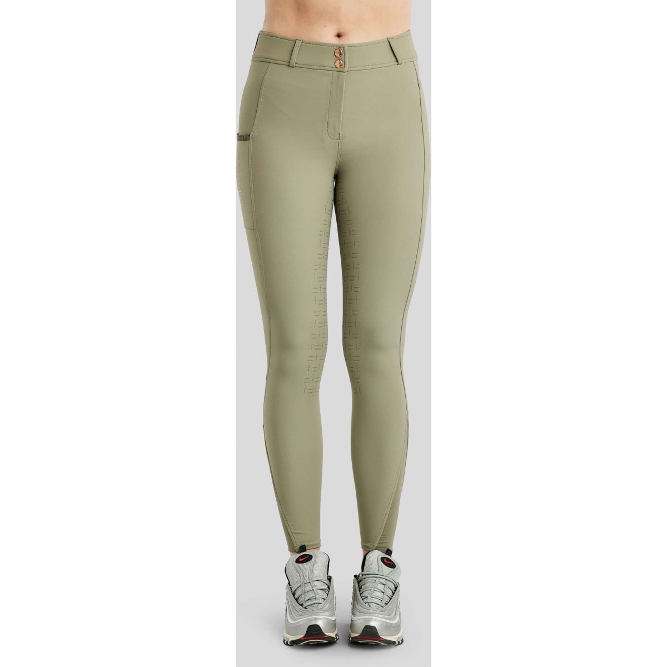 Montar Pantalon d'Équitation MoGlenda Full Grip Dusty Green