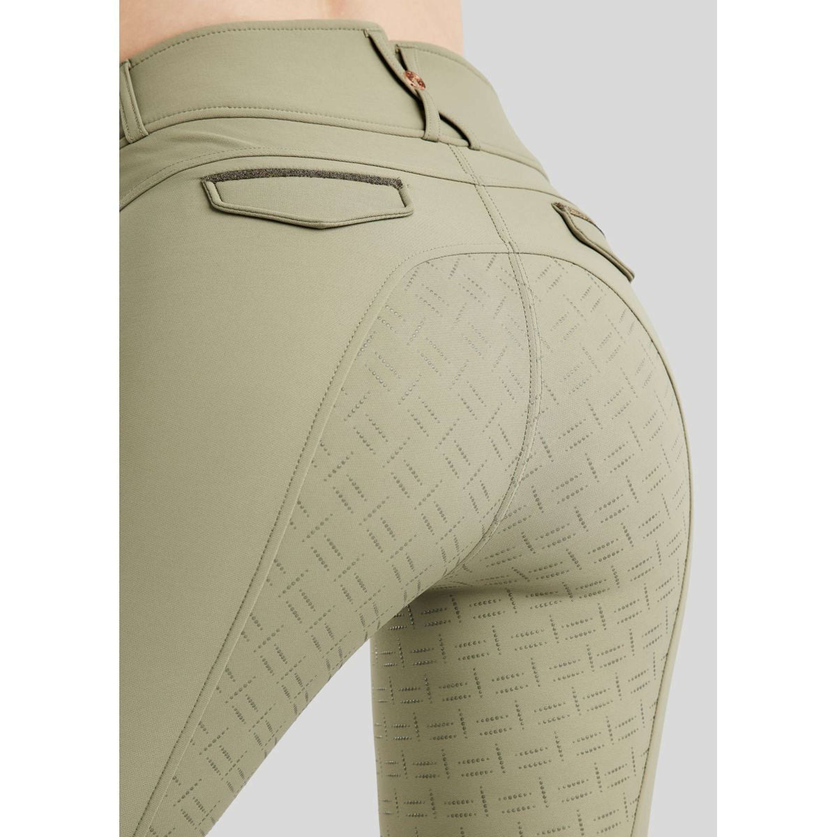 Montar Pantalon d'Équitation MoGlenda Full Grip Dusty Green