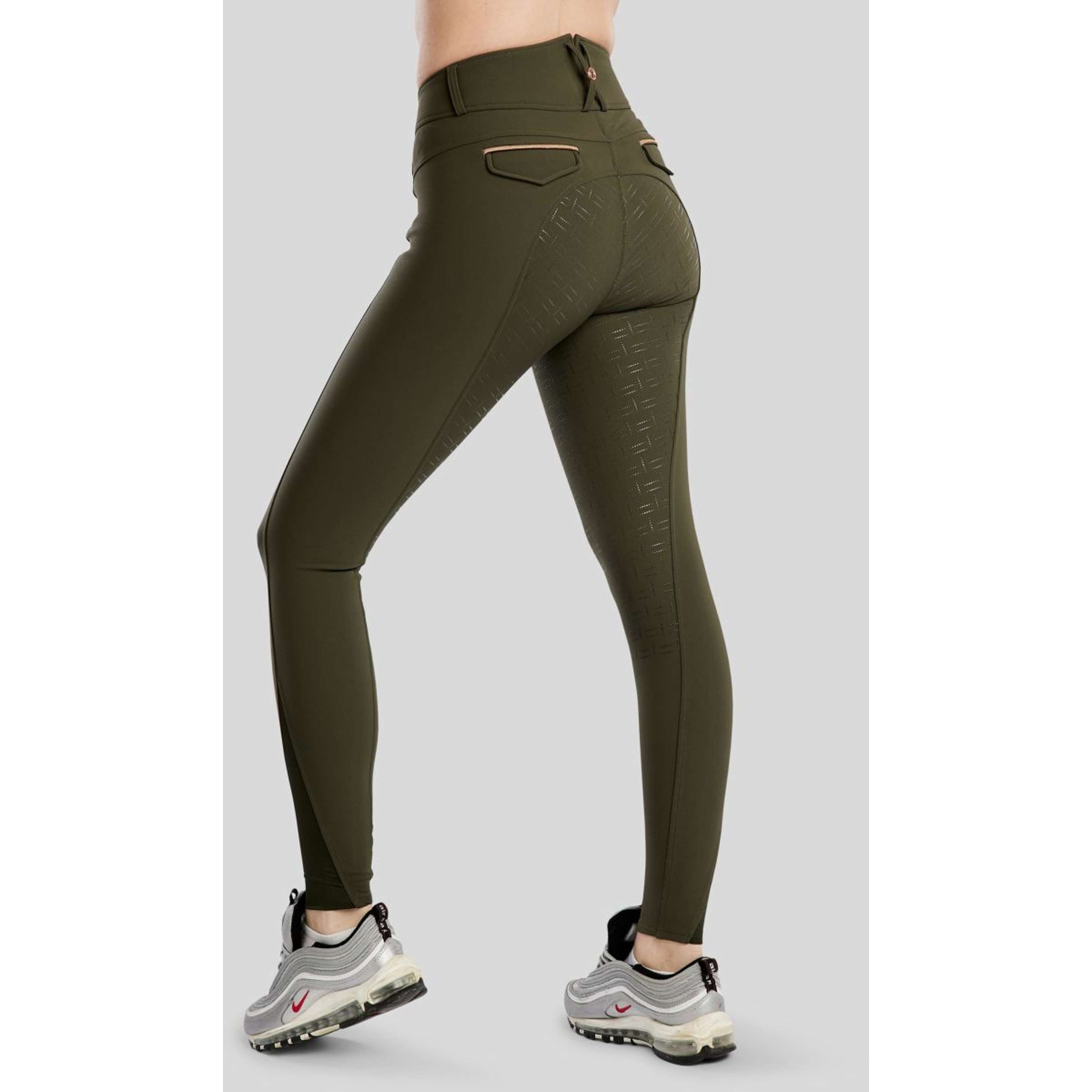 Montar Pantalon d'Équitation MoGlenda Full Grip Olive Montar Pantalon d'Équitation MoGlenda Full Grip Olive