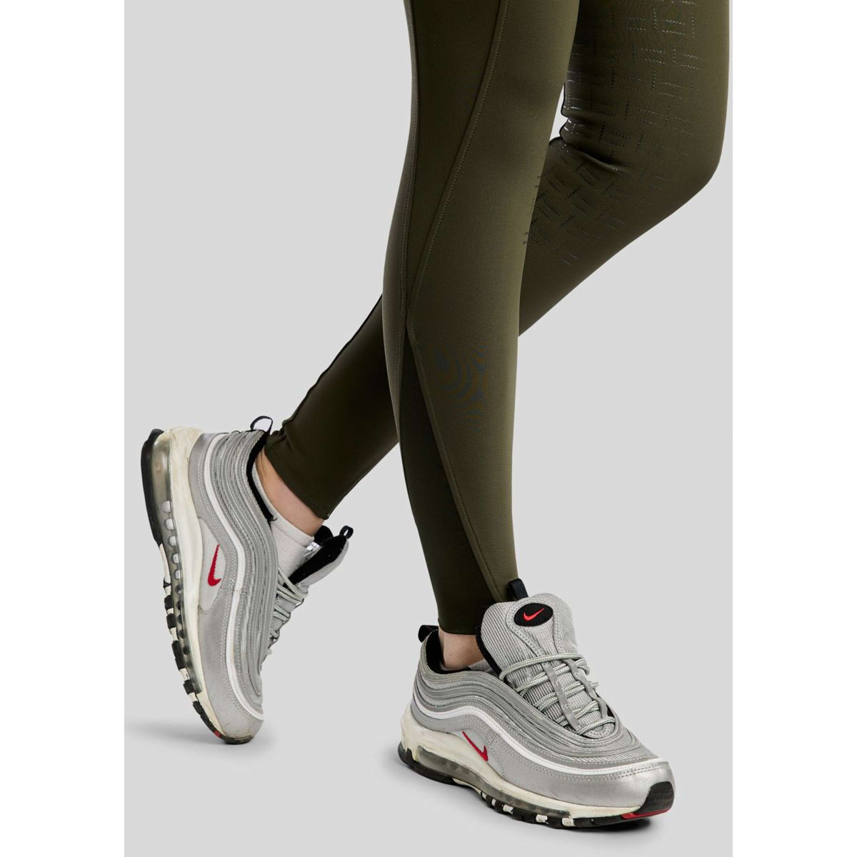 Montar Pantalon d'Équitation MoGlenda Full Grip Olive