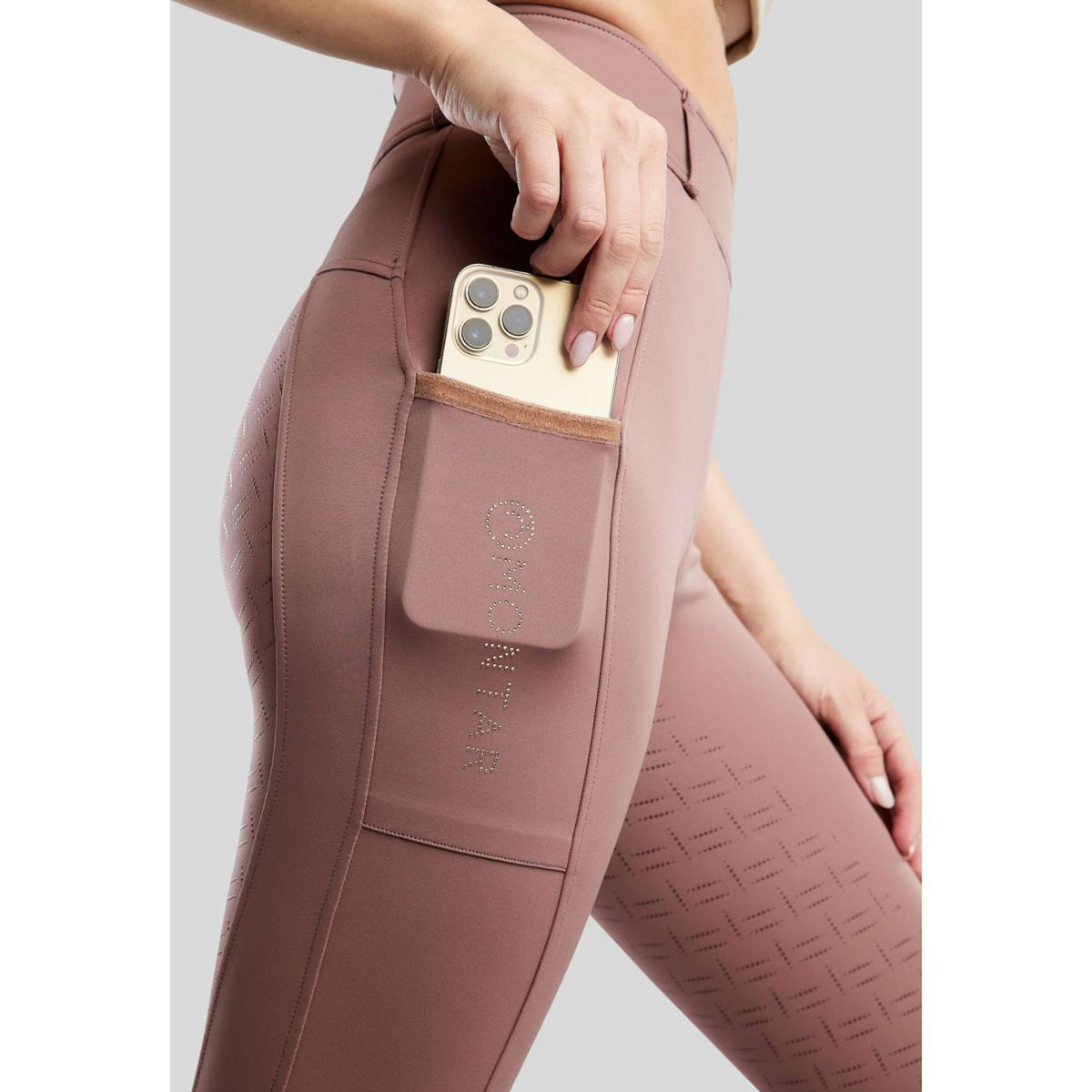 Montar Legging d'Équitation MoGlenda Full Grip Dusty Rose