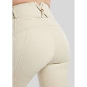 Montar Legging d'Équitation MoGlenda Full Grip Warm Light Grey