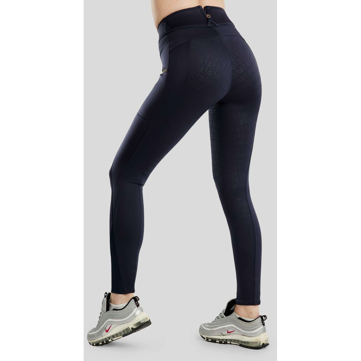 Montar Legging d'Équitation MoGlenda Full Grip Marin
