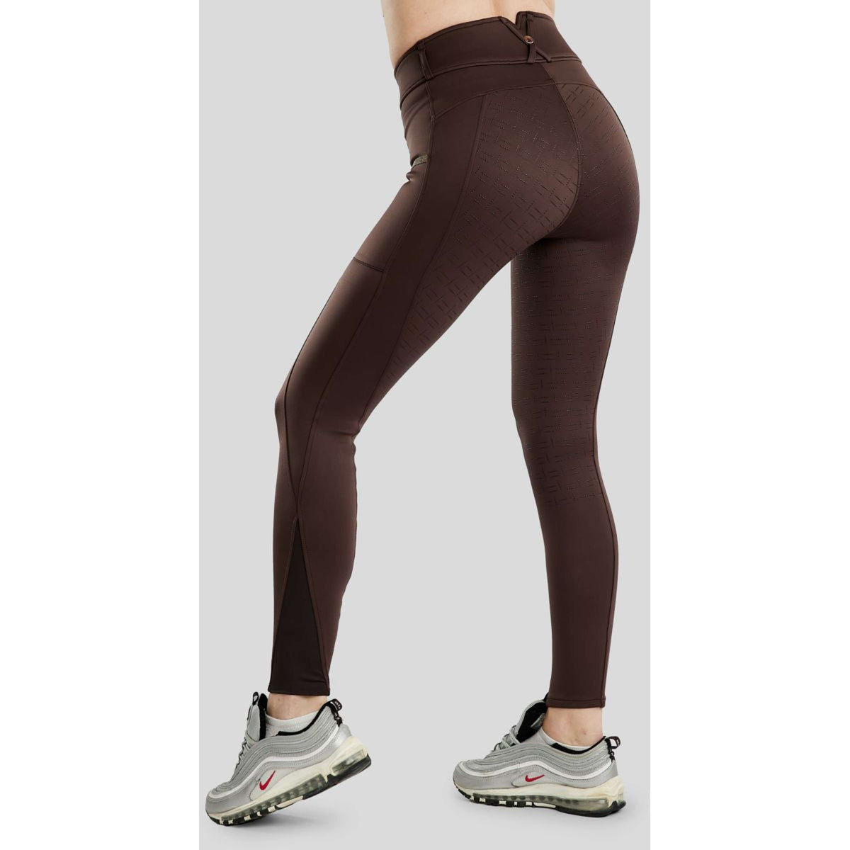Montar Legging d'Équitation MoGlenda Full Grip Marron