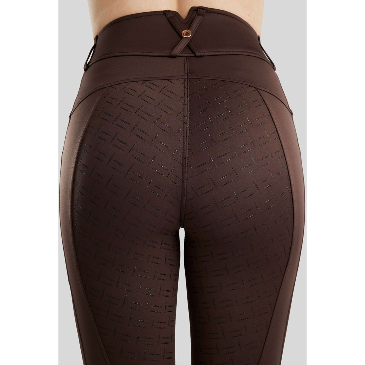 Montar Legging d'Équitation MoGlenda Full Grip Marron