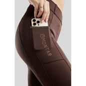 Montar Legging d'Équitation MoGlenda Full Grip Marron