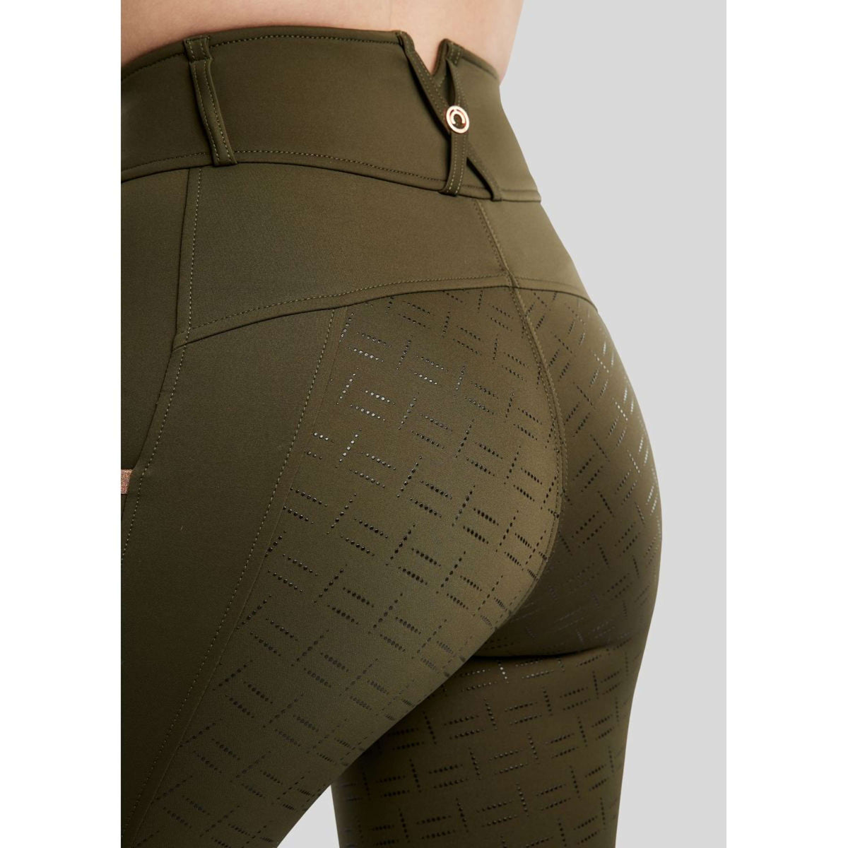 Montar Legging d'Équitation MoGlenda Full Grip Olive