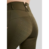 Montar Legging d'Équitation MoGlenda Full Grip Olive