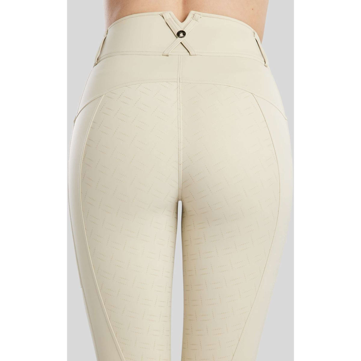 Montar Legging d'Équitation MoGaia Full Grip Warm Light Grey