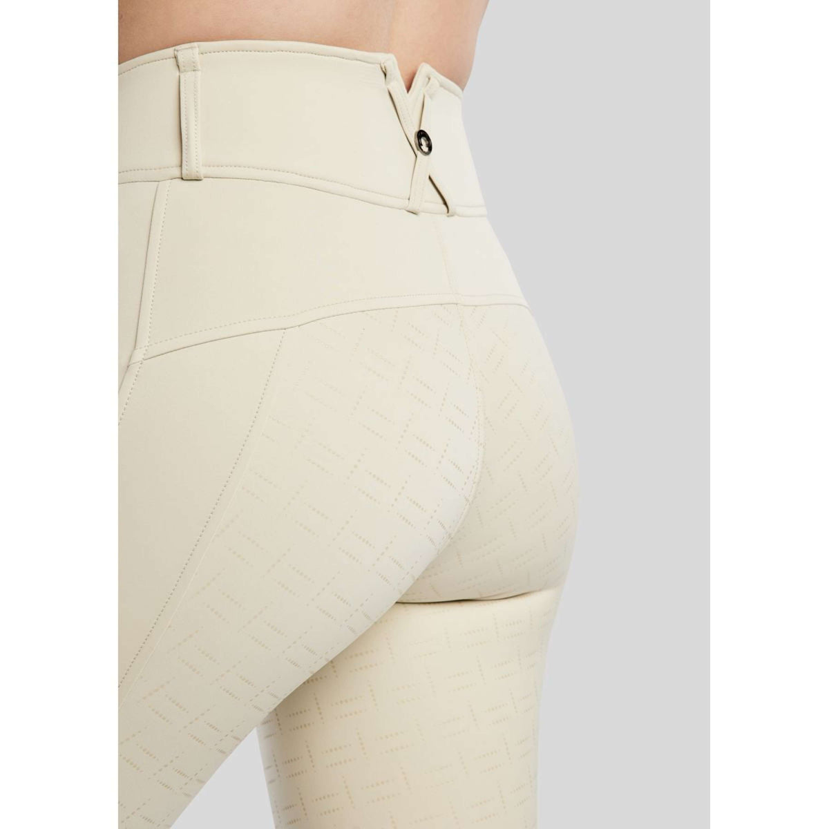 Montar Legging d'Équitation MoGaia Full Grip Warm Light Grey