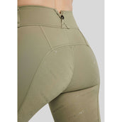 Montar Legging d'Équitation MoErica Winter Full Grip Dusty Green