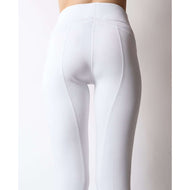 Montar Legging d'Équitation Crystal Pull On Full Grip Blanc