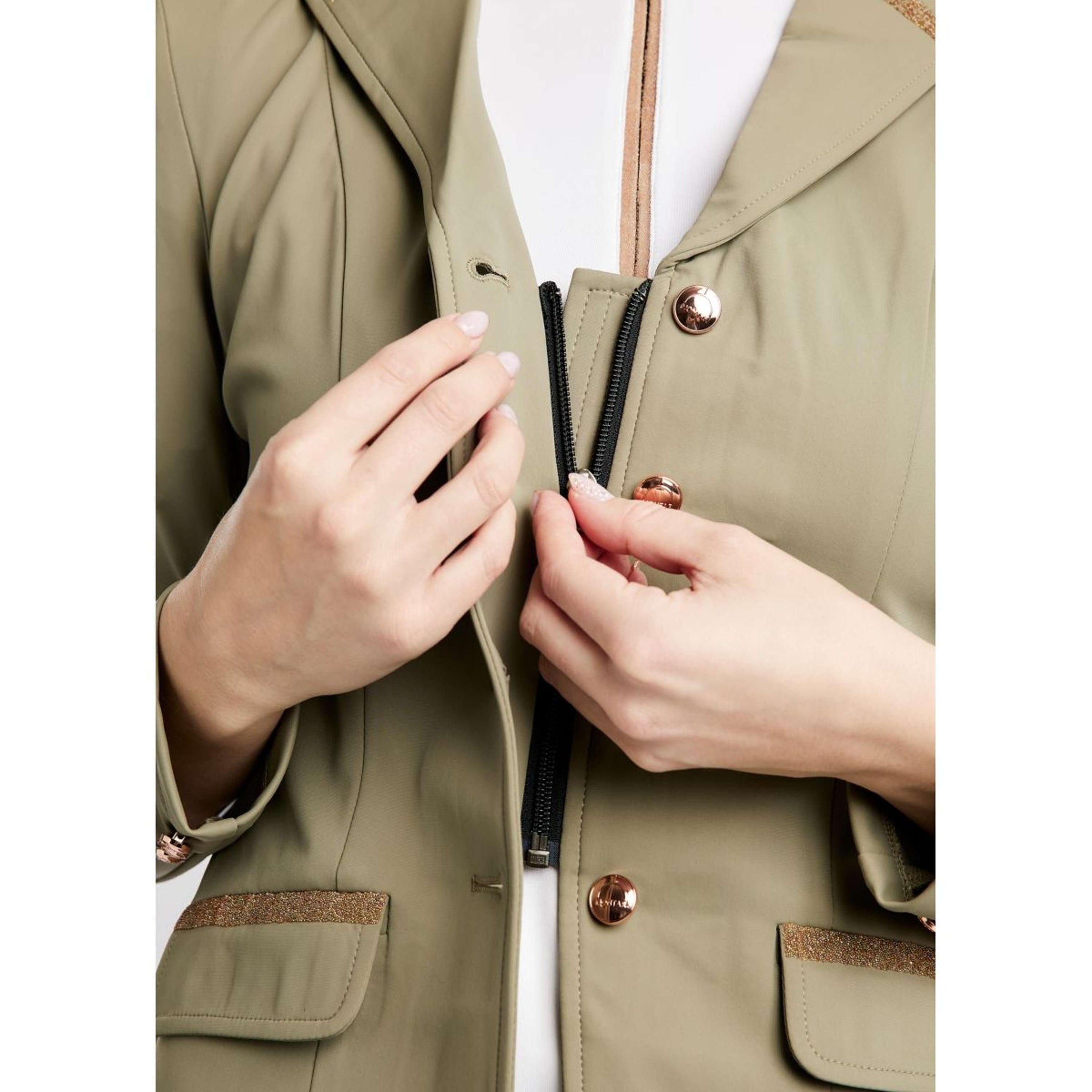 Montar Petite Veste de Concours MoGlenda Dusty Green