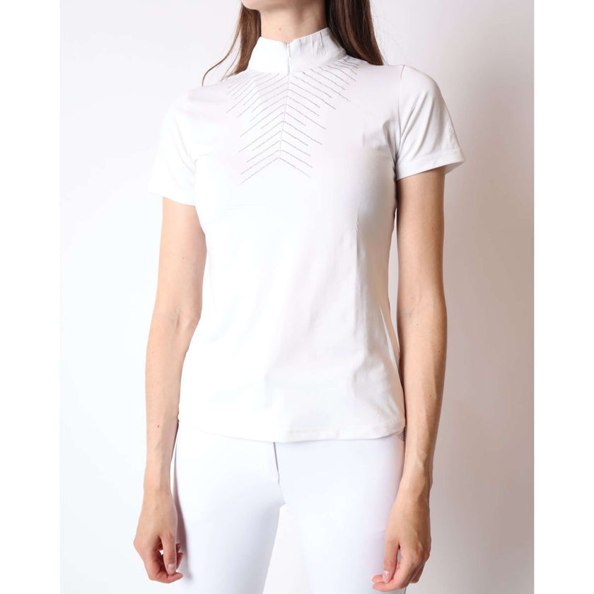 Montar T-shirt de Concours Bling MonTech Blanc Montar T-shirt de Concours Bling MonTech Blanc