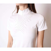 Montar T-shirt de Concours Bling MonTech Blanc