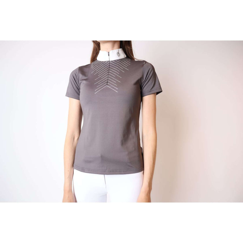 Montar T-shirt de Concours Bling MonTech Gris Montar T-shirt de Concours Bling MonTech Gris