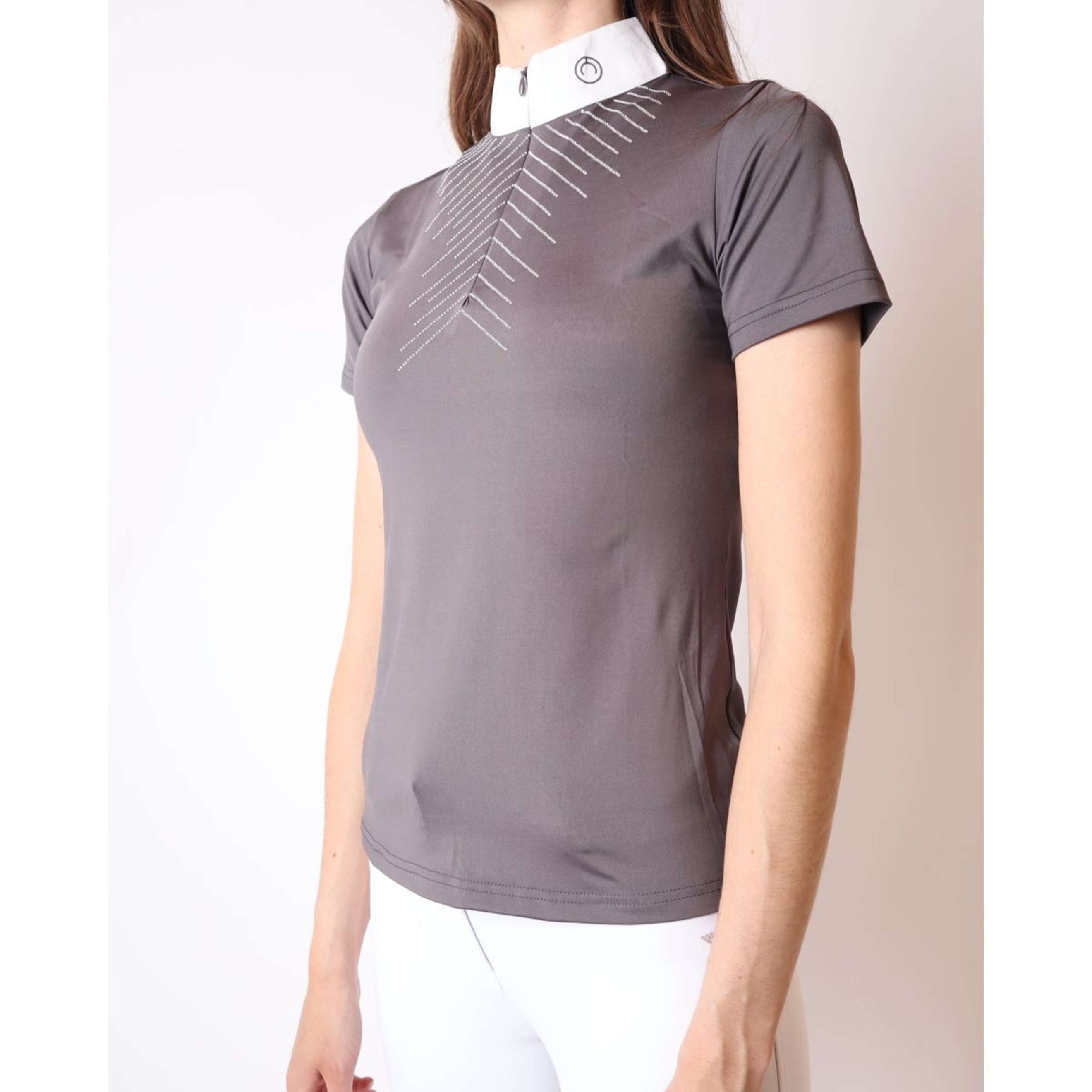Montar T-shirt de Concours Bling MonTech Gris Montar T-shirt de Concours Bling MonTech Gris