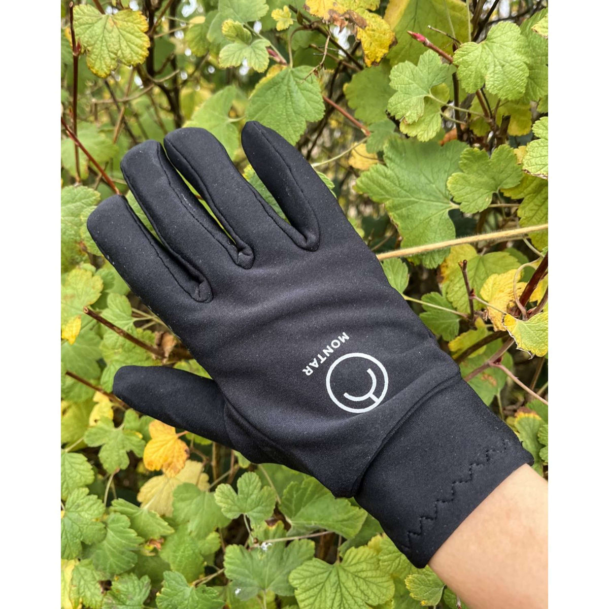 Montar Gants d'Équitation Softshell Noir