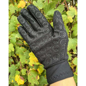 Montar Gants d'Équitation Softshell Noir