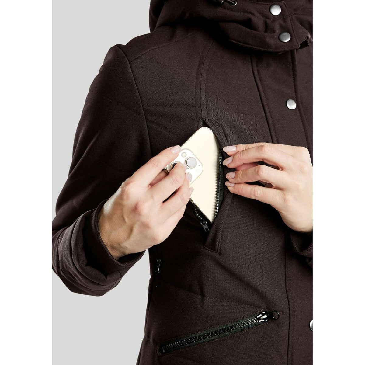 Montar Veste Dicte Long Marron