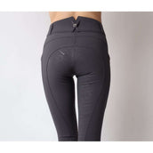 Montar Pantalon d'Équitation Nola Highwaist Full Grip Gris