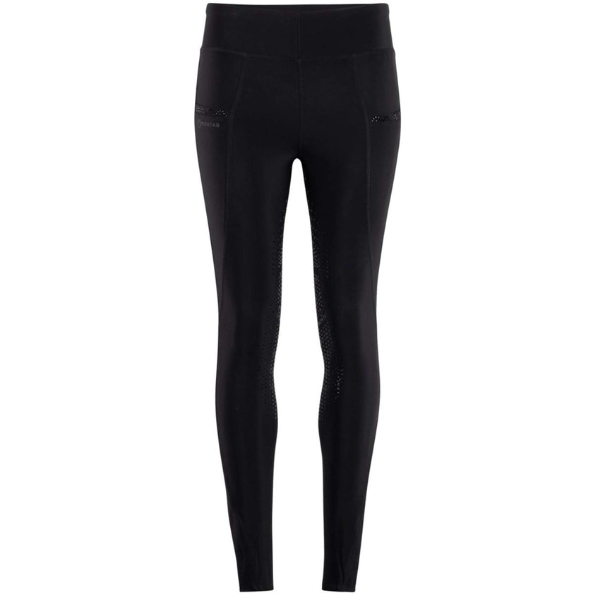 Montar Legging d'Équitation Crystal Pull On Full Grip Noir