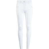 Montar Pantalon d'Équitation Crystal Full Grip Blanc